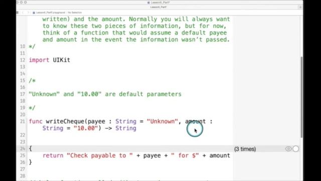 Swift Programming Lesson5 PartF смотреть онлайн