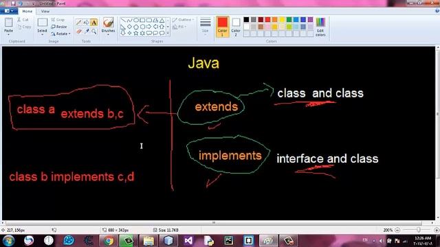38-Java Course Level 2 (Inheritance in interface and extends and implement ) смотреть онлайн