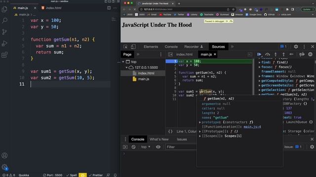 JavaScript Under The Hood [2] - Execution Context смотреть онлайн