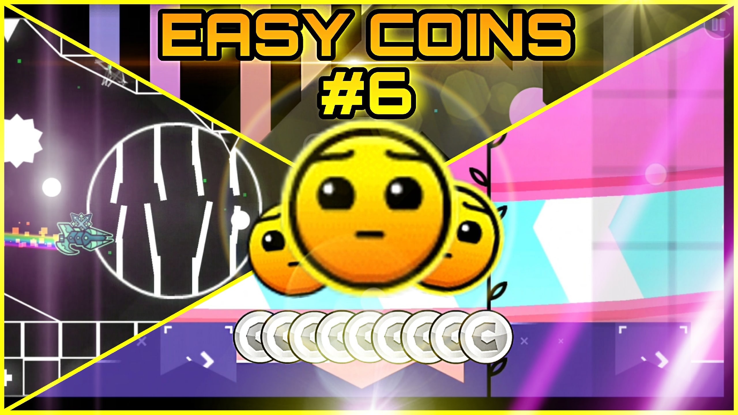 EASY COINS #6: Toprob By BALTZ, Break Free By Northfq, Column By Blixie | Geometry Dash