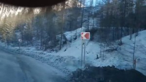 Дорога Усть-Нера Якутск. март 2019