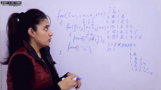 Number Pattern 1 | Printing Pattern in C | C Programming Tutorials смотреть онлайн