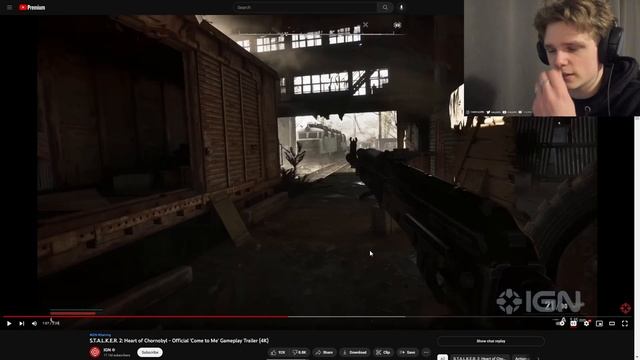 S.T.A.L.K.E.R. 2: Heart of Chornobyl - Official 'Come to Me' Gameplay Trailer | Exystin Reacts смотреть онлайн