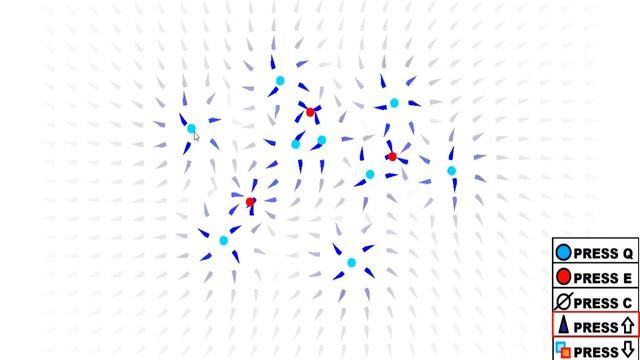 ELECTRIC FIELD - CHARGED PARTICAL SIMULATOR w/ PYTHON смотреть онлайн