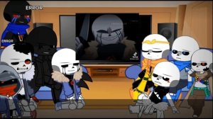 Sans AU react to ??? • Errormare, Horrordust (⚠️ My AU ⚠️)