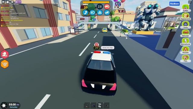 POLICE OFFICER IN LIVETOPIA! (Roblox)