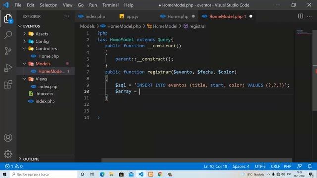 02 Agenda de eventos con Full Calendar y Vanilla Javascript, Registrar - Listar смотреть онлайн