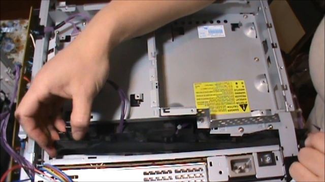 Complete Disassebly And Cleaning The Laser Box On An HP CM1015 Printer