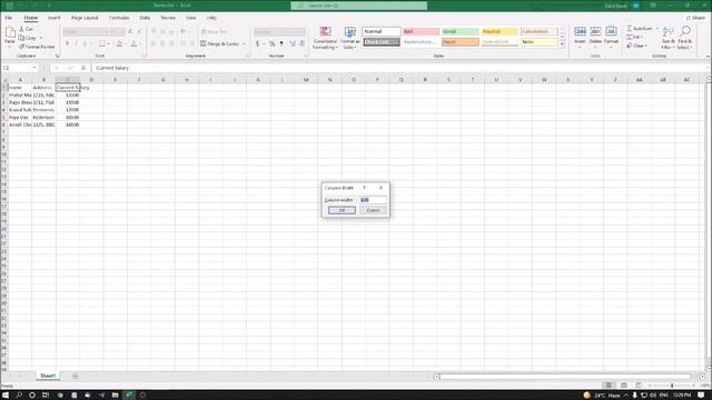 Advance Excel 5 | Inserting Row And Column Height And Width Using JAWS смотреть онлайн