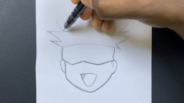 Easy to draw | how to draw satoru gojo easy step-by-step