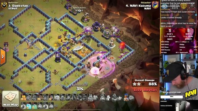 STARS gets Baited (and worse) then NAVI gets MIRACLE that NO ONE SAW COMING! Clash of Clans смотреть онлайн