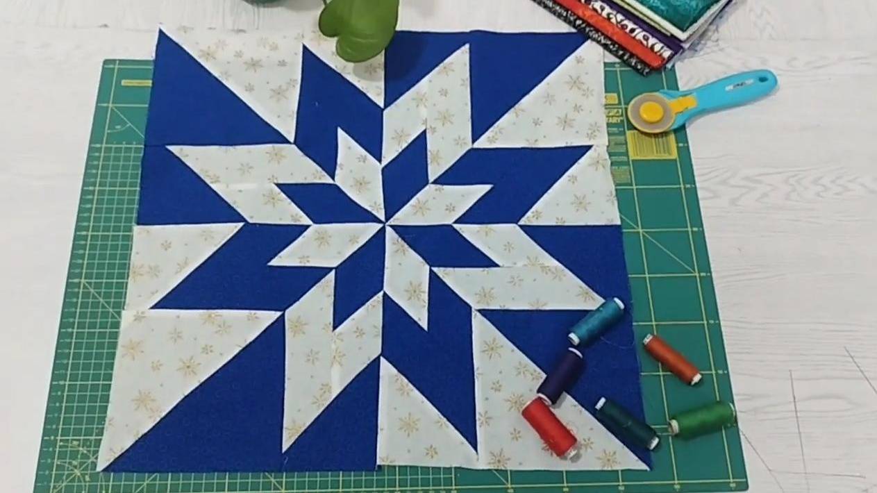 Пэчворк блоки: Очень простой метод, чтобы сшить прекрасную и удивительную звезду. смотреть онлайн