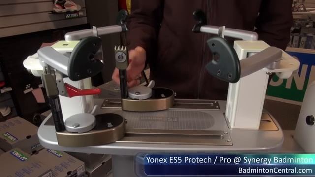 Yonex ES5 Protech / Yonex ES5 Pro clamp and clamp bases - Badminton Stringing смотреть онлайн