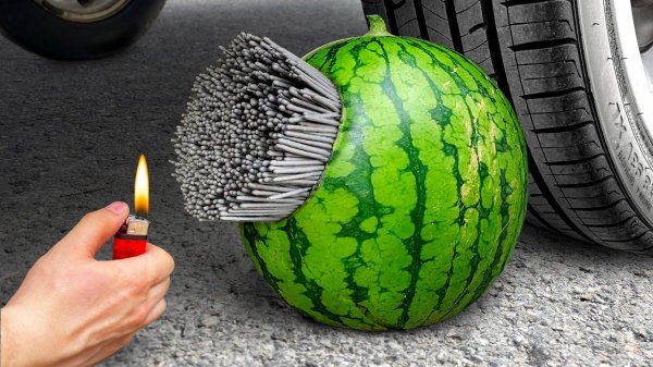 Машина Давит Предметы под Колесом АСМР МАШИНА