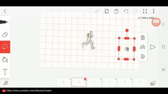 Flipaclip рисуем анимацию бега | Flipaclip Tutorial