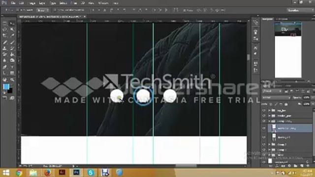Create Web Template Design in Adobe_Illustrator_CC_2015_ Art board смотреть онлайн