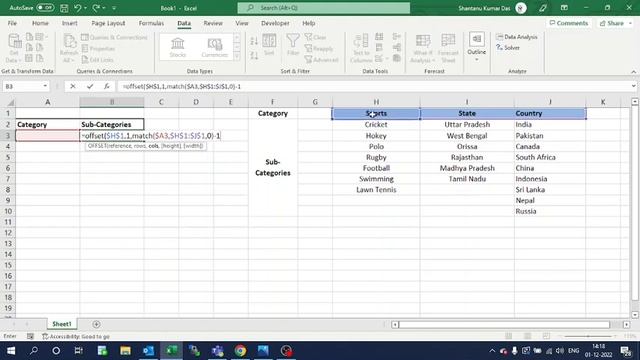 Create Multiple Dependent Drop-Down Lists via Offset @THEINDIANEXCELGURU смотреть онлайн