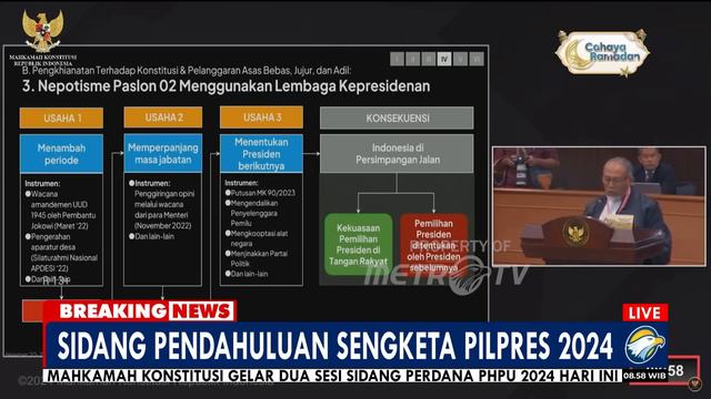 BREAKING NEWS - Kuasa Hukum AMIN: Diduga Ada Hubungan Khusus di Penyelenggaraan Pemilu 2024 смотреть онлайн