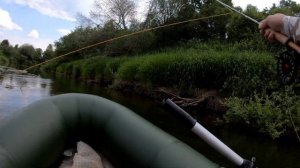 Ловля голавля нахлыстом на небольшой реке. Особенности сплавной рыбалки. Часть IIl