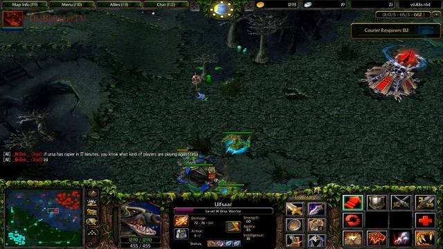 DOTA URSA DESTROYING FOUNTAIN - DIVINE RAPIER (BEYOND GODLIKE)