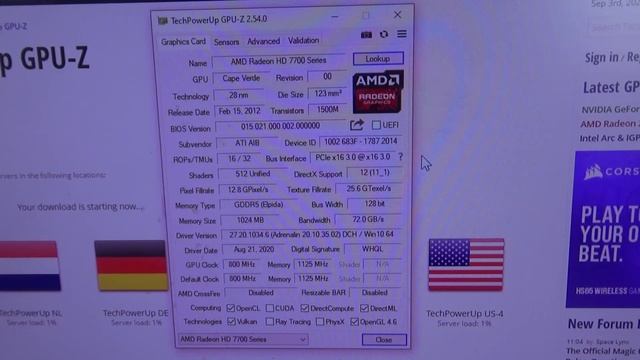 Видеокарта AMD Radeon HD 7700 Series