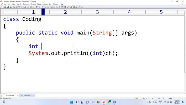 Convert Character to Integer and Integer to Character | Ameerpet Technologies | By srinivas смотреть онлайн