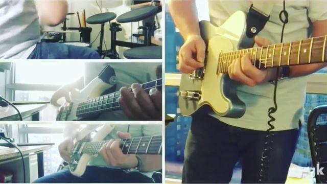 Fender Tele Jaguar HH P Bass & Roland VDrums Improv Jam - 1 Man Band смотреть онлайн