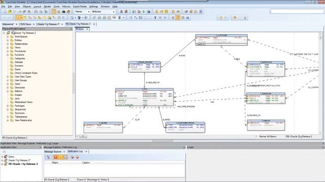 How to reverse engineer and manage models in Toad Data Modeler смотреть онлайн
