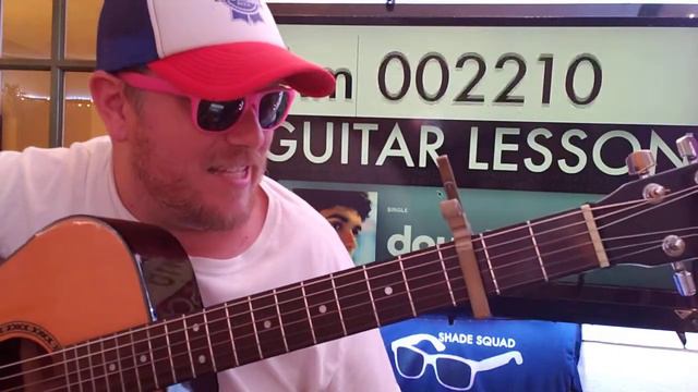How To Play double take Guitar dhruv // easy guitar tutorial beginner lesson chords смотреть онлайн