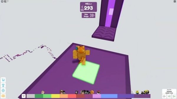 Master's Difficulty Chart Obby: Hell+ Stages 280-300