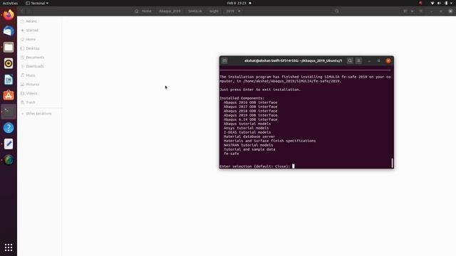 Installing Abaqus 2019 in Ubuntu смотреть онлайн