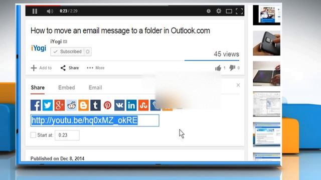How to get a YouTube video URL link : Tutorial смотреть онлайн