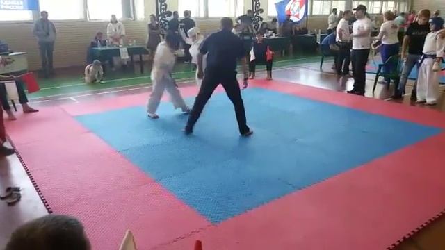 Сержанская Карина (белый шлем, синий пояс) смотреть онлайн