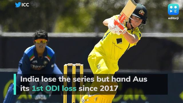 India beat Australia: Mithali's women end Australia's 26-match winning streak in ODIs смотреть онлайн