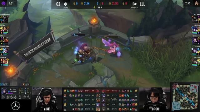 G2 vs. LLL | DAY 1 | MSI 2023 | G2 Esports vs. LOUD | GAME 1 (2023) смотреть онлайн