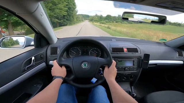 2008 Skoda Octavia II Combi 1.9 TDI (105 Hp) Pov Test Drive