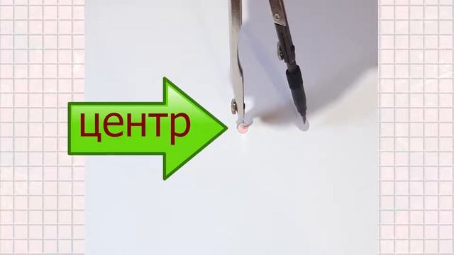Построение окружности с помощью циркуля смотреть онлайн