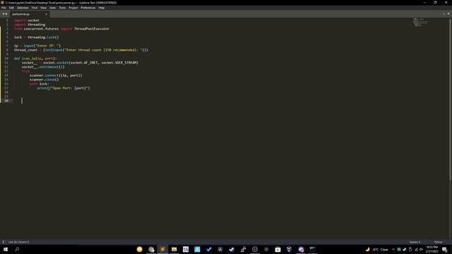How to create your own port scanner in Python easily! (Working, 2022). смотреть онлайн