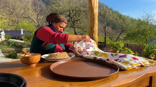 Cooking Oriental Pastries from Walnuts! Sweet Life in the Village смотреть онлайн
