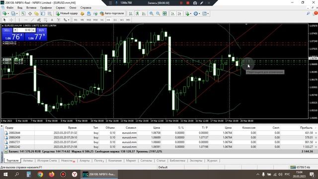 Простой трейдинг на Форекс вживую.