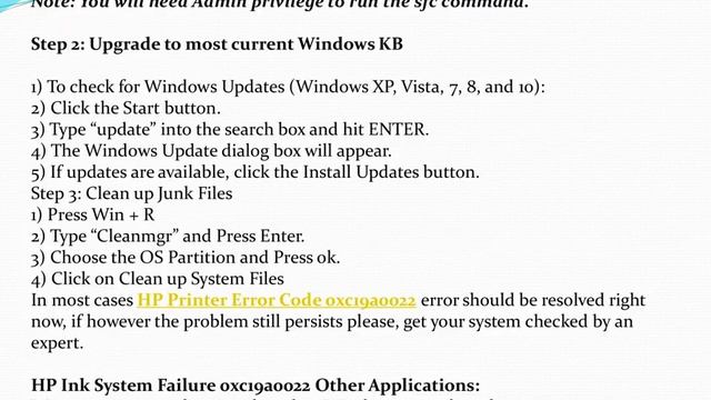 How To Fix HP Printer Error Code 0xc19a0022 смотреть онлайн