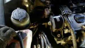 Замена верхней опоры двигателя 2AZ Toyota Camry 2.4