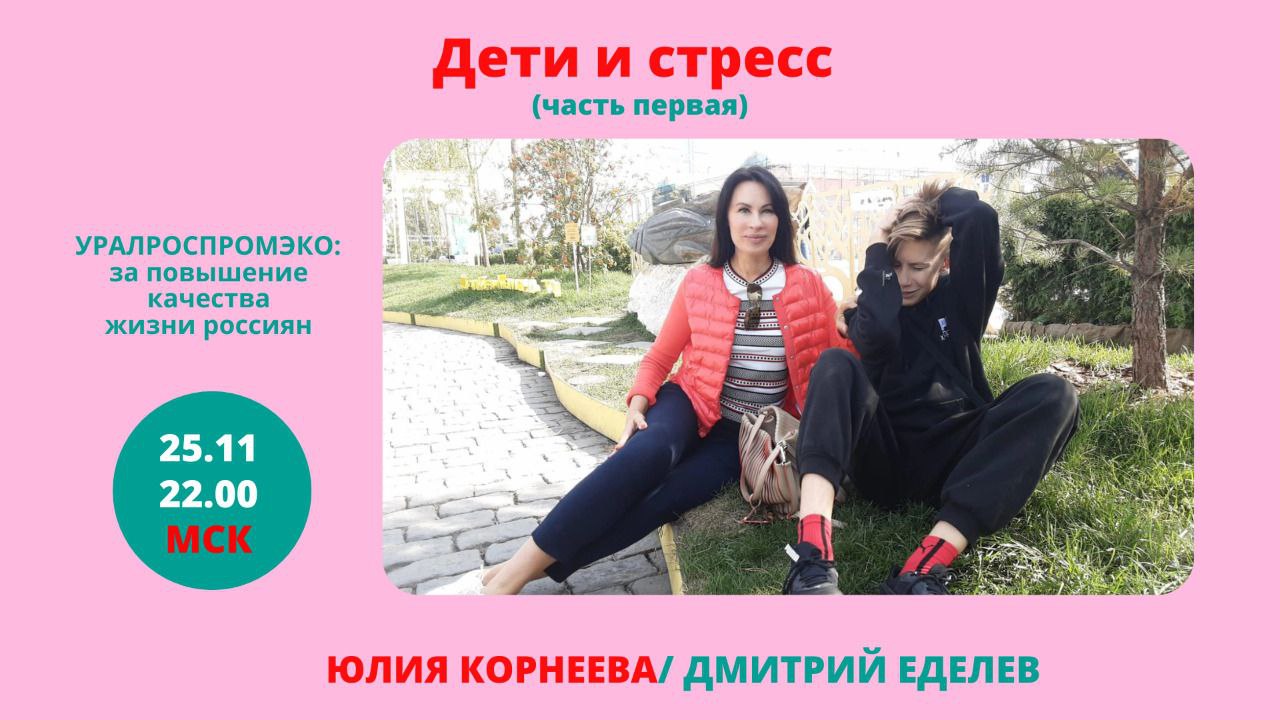 Дети и стресс. Часть первая. Юлия Корнеева и Дмитрий Еделев.