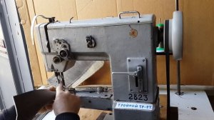 #Швейная машина 2823 класс Рукавная Тройной транспорт. Стеж 9 мм. #sewing