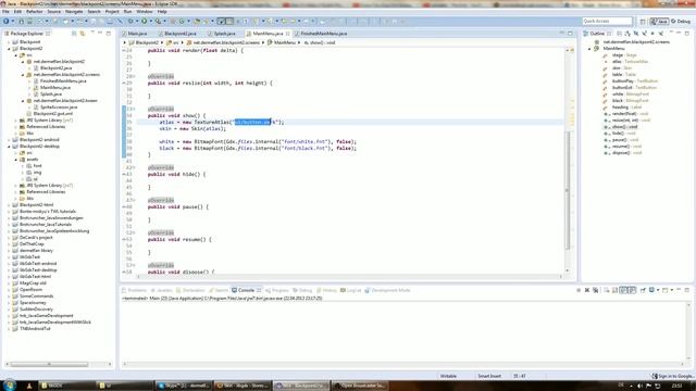 Java Game Development (LibGDX) | Episode 6 - Adding a button to our menu смотреть онлайн