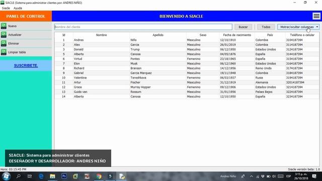 Aplicación para gestionar clientes en Python (PyQt5) - INTRODUCCIÓN смотреть онлайн