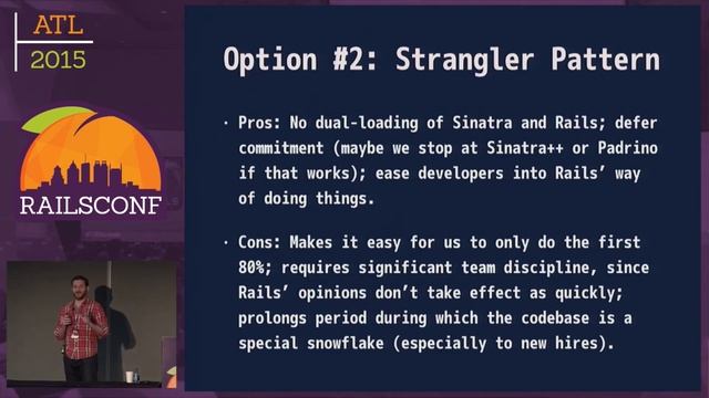 RailsConf 2015 - So Long, Hoboken: Migrating a Huge Production Codebase from Sinatra to Rails смотреть онлайн