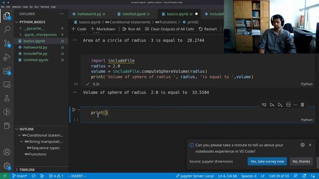 Python basics: functions and modules смотреть онлайн