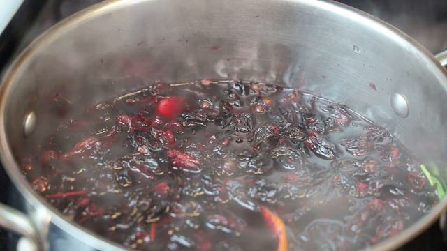 How to make Sorrel Concentrate / Hibiscus Syrup for Fruit Cake - Episode 1046 смотреть онлайн