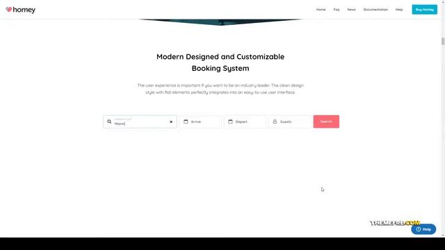 Homey - Booking and Rentals WordPress Theme commercial and residential accommodation Website Builde смотреть онлайн